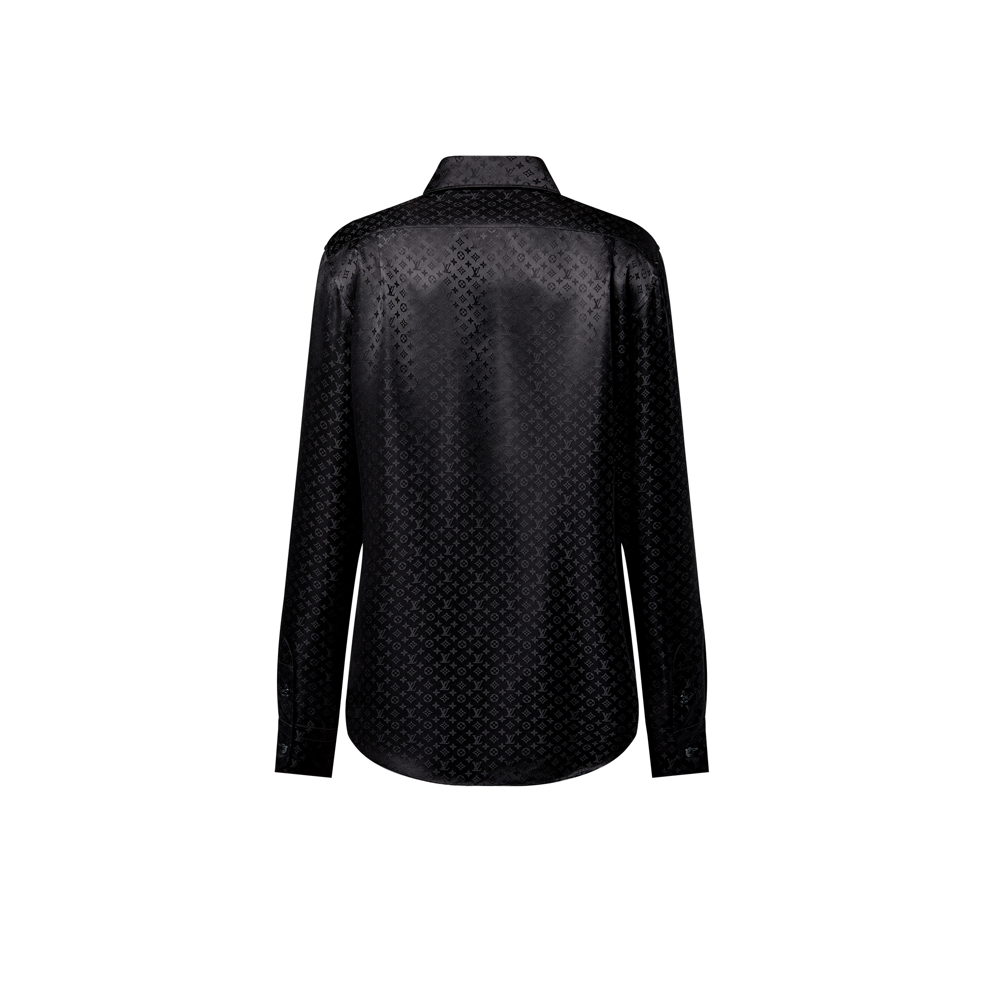 Monogram Long-Sleeved Silk Shirt - Ready-to-Wear | LOUIS VUITTON